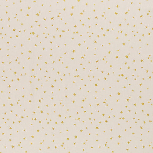 Baumwoll Druck Weihnachten Creme/Gold