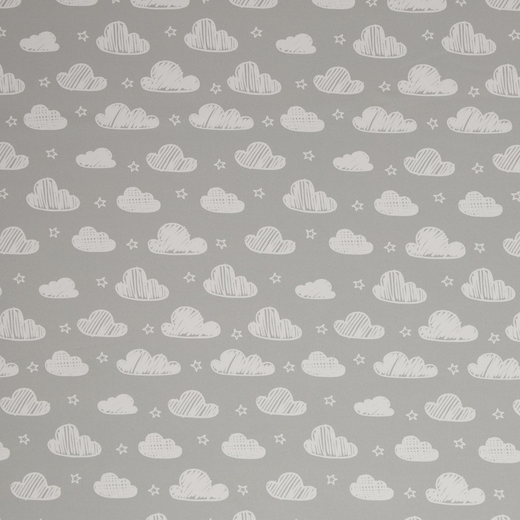 Fiete Wolken Sterne Grau