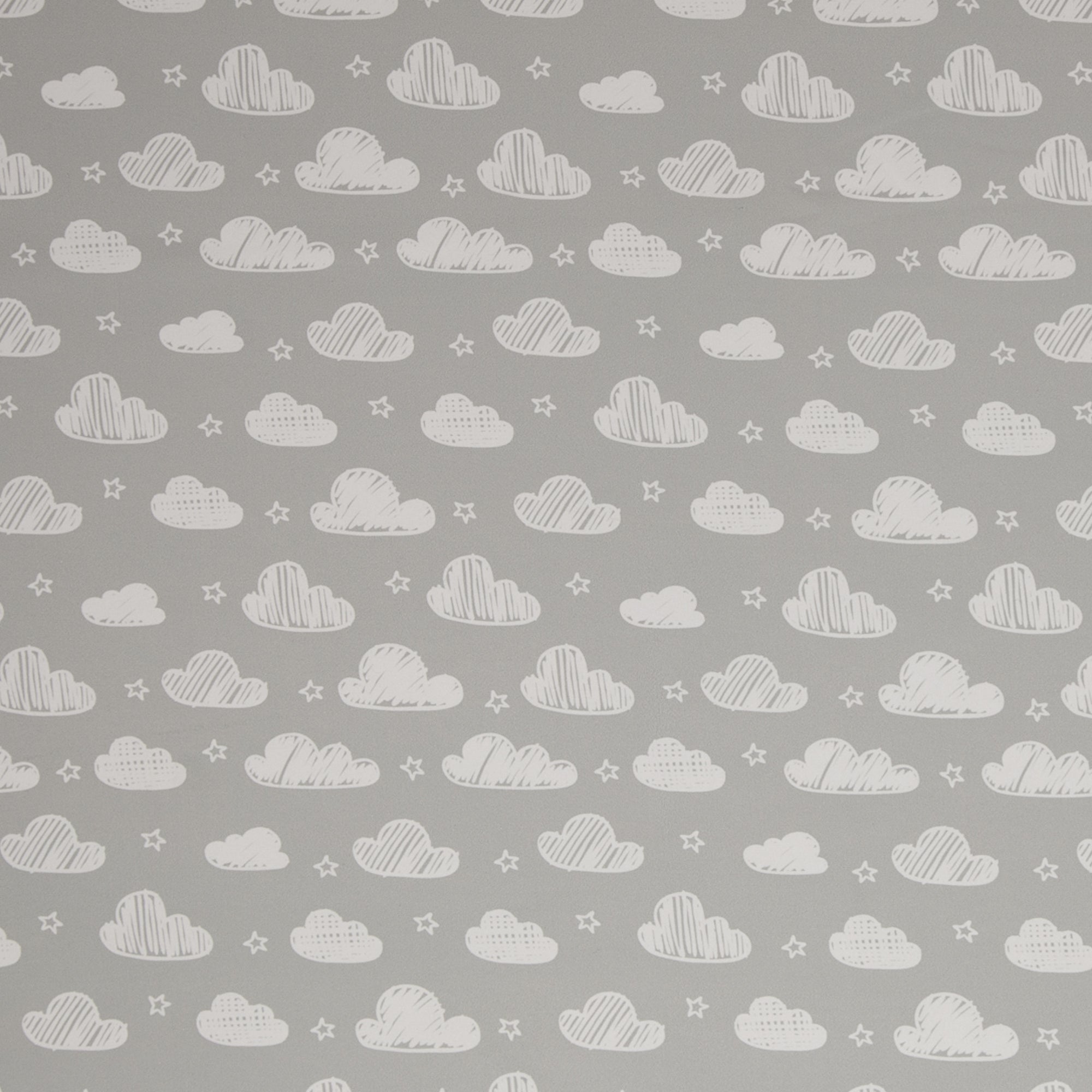 Fiete Wolken Sterne Grau