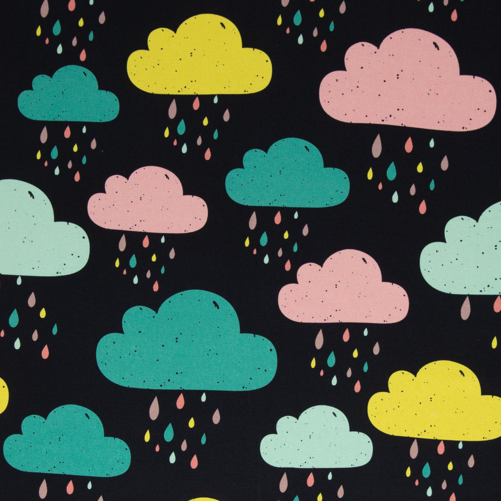 Dekostoff Valentin Wolken blau