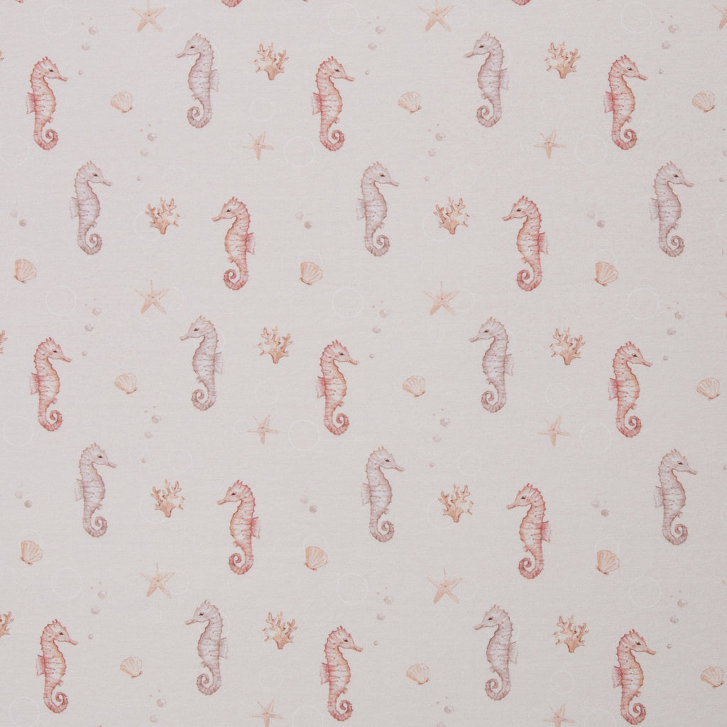 Jersey Küstenliebe Seepferdchen beige