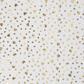 Tüll Twinkle Herzen weiss/gold