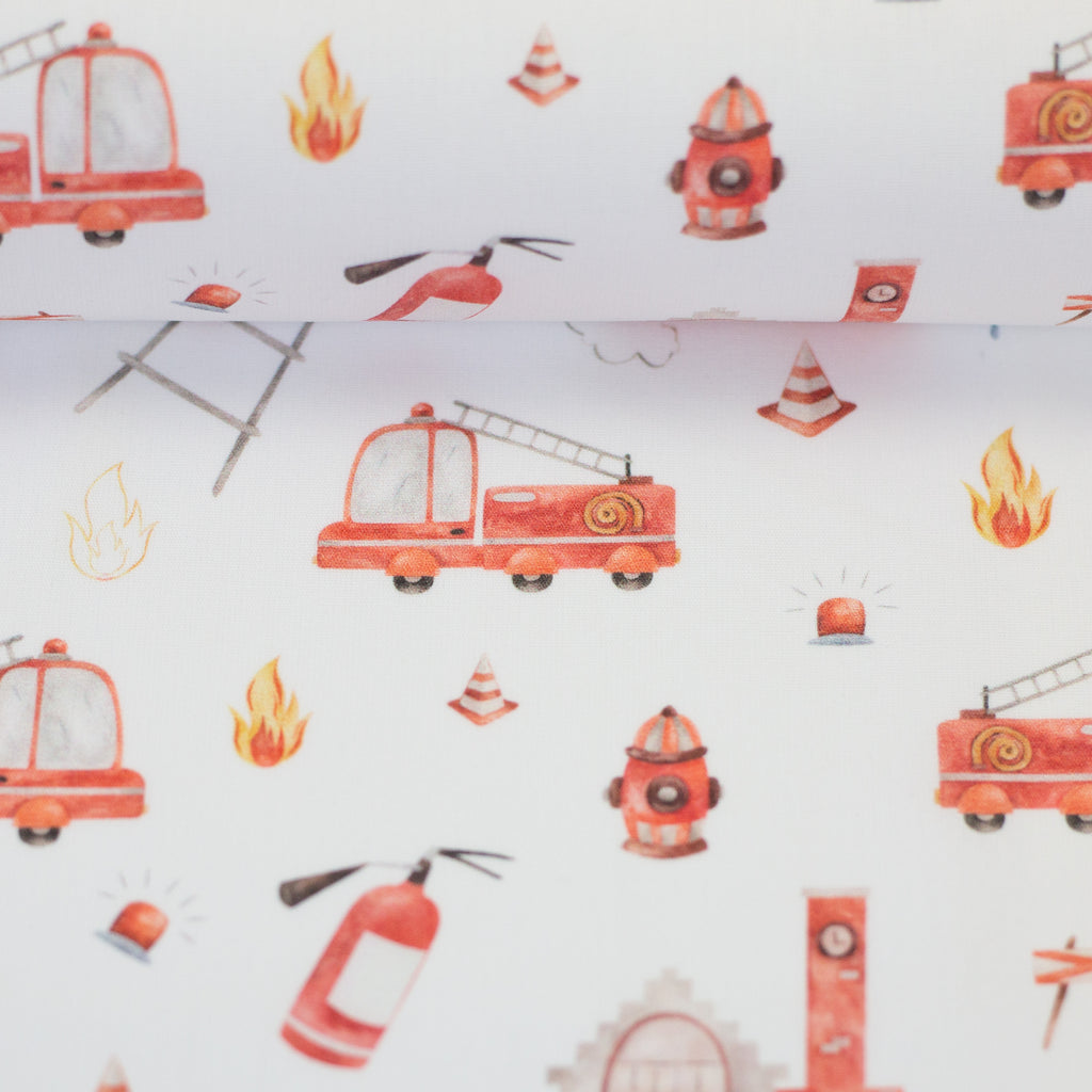 Baumwoll Webware Feuerwehr