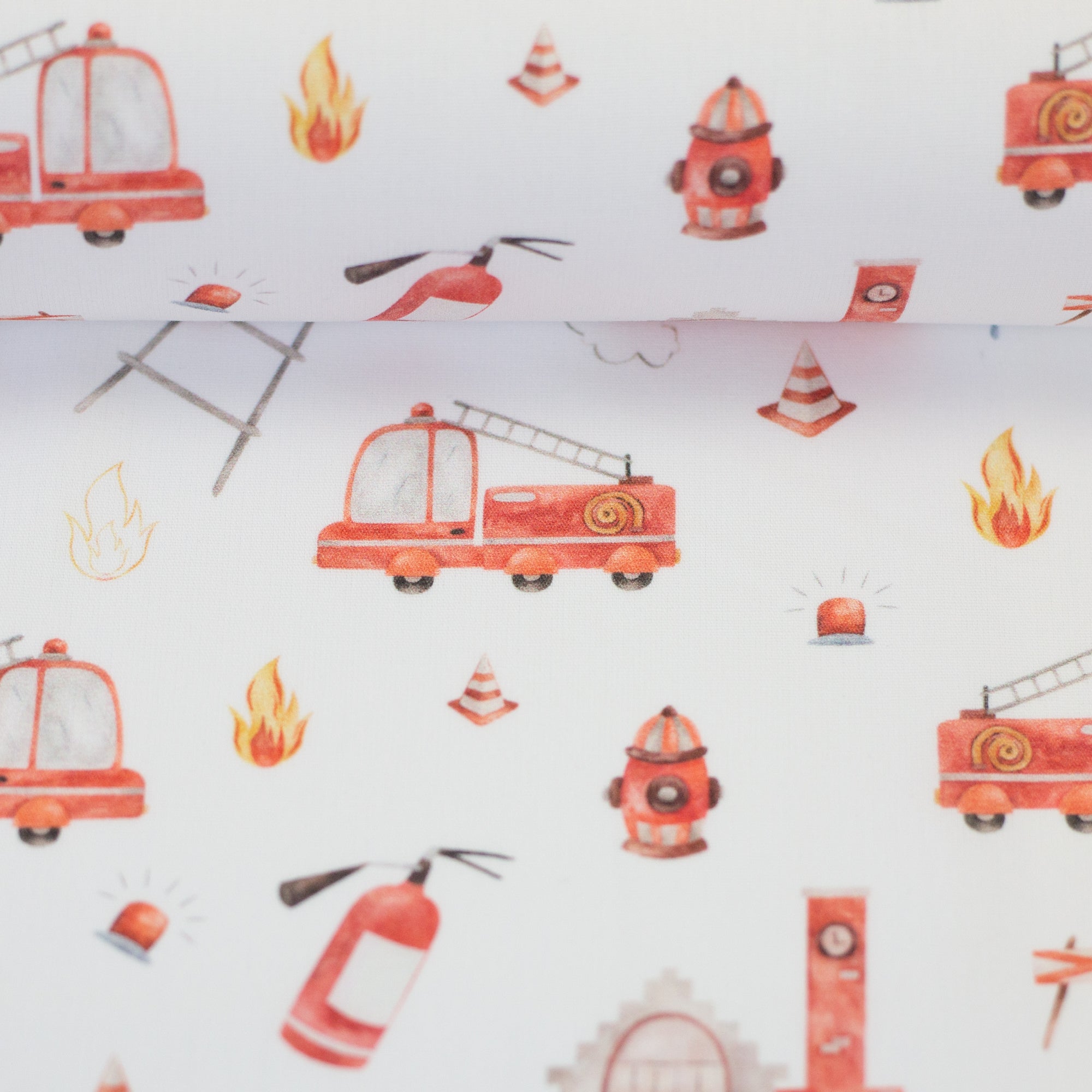 Baumwoll Webware Feuerwehr
