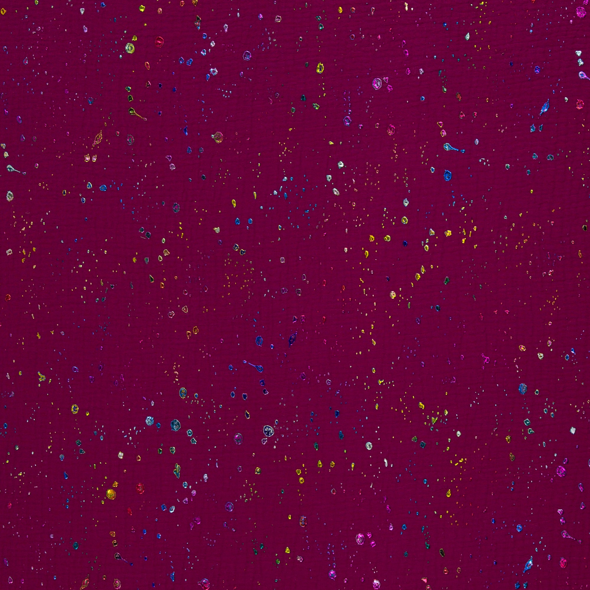 Double Gauze Musselin Pink Rainbow
