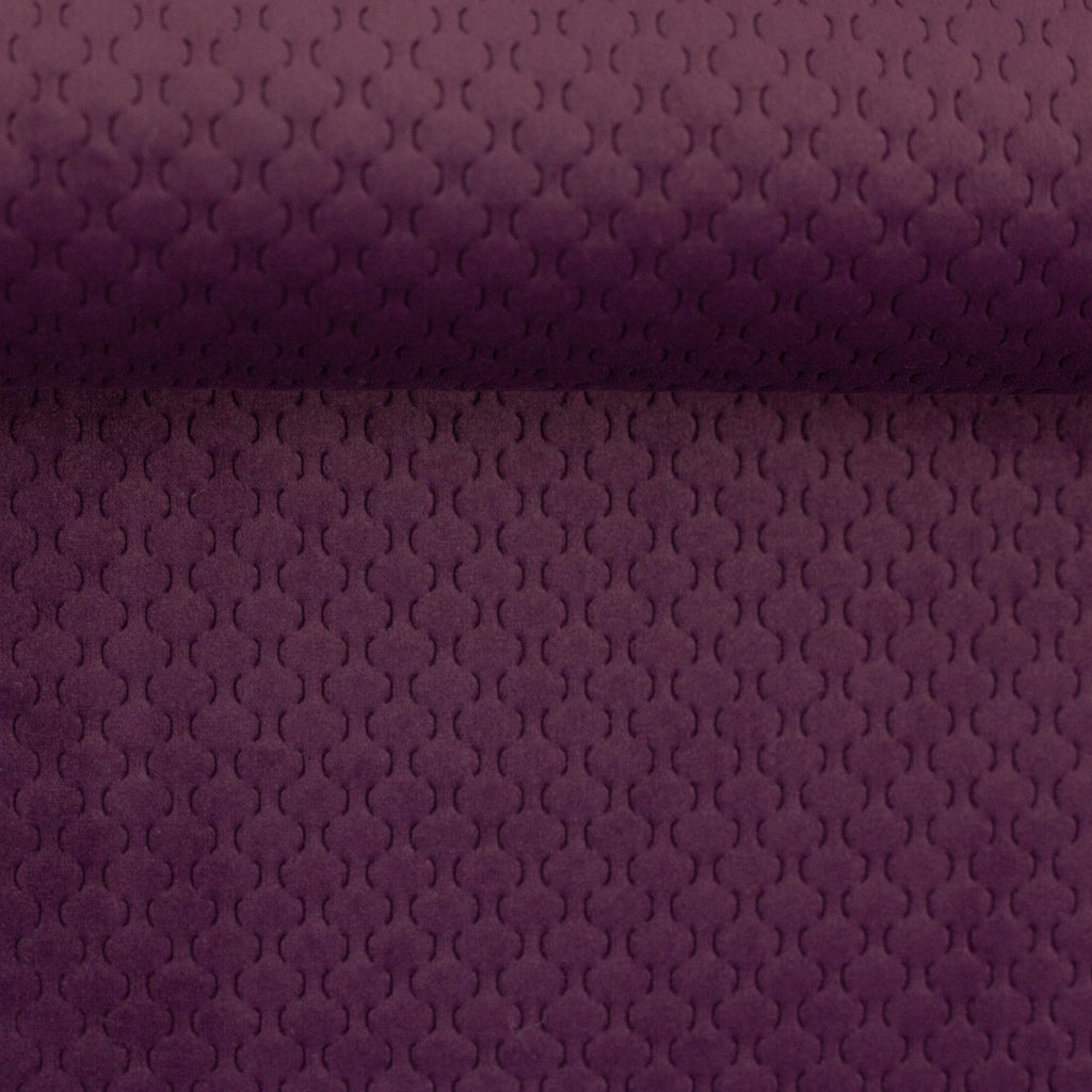 Dekosamt Parma Caracas aubergine