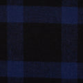 Flanell dunkelblau schwarz karo