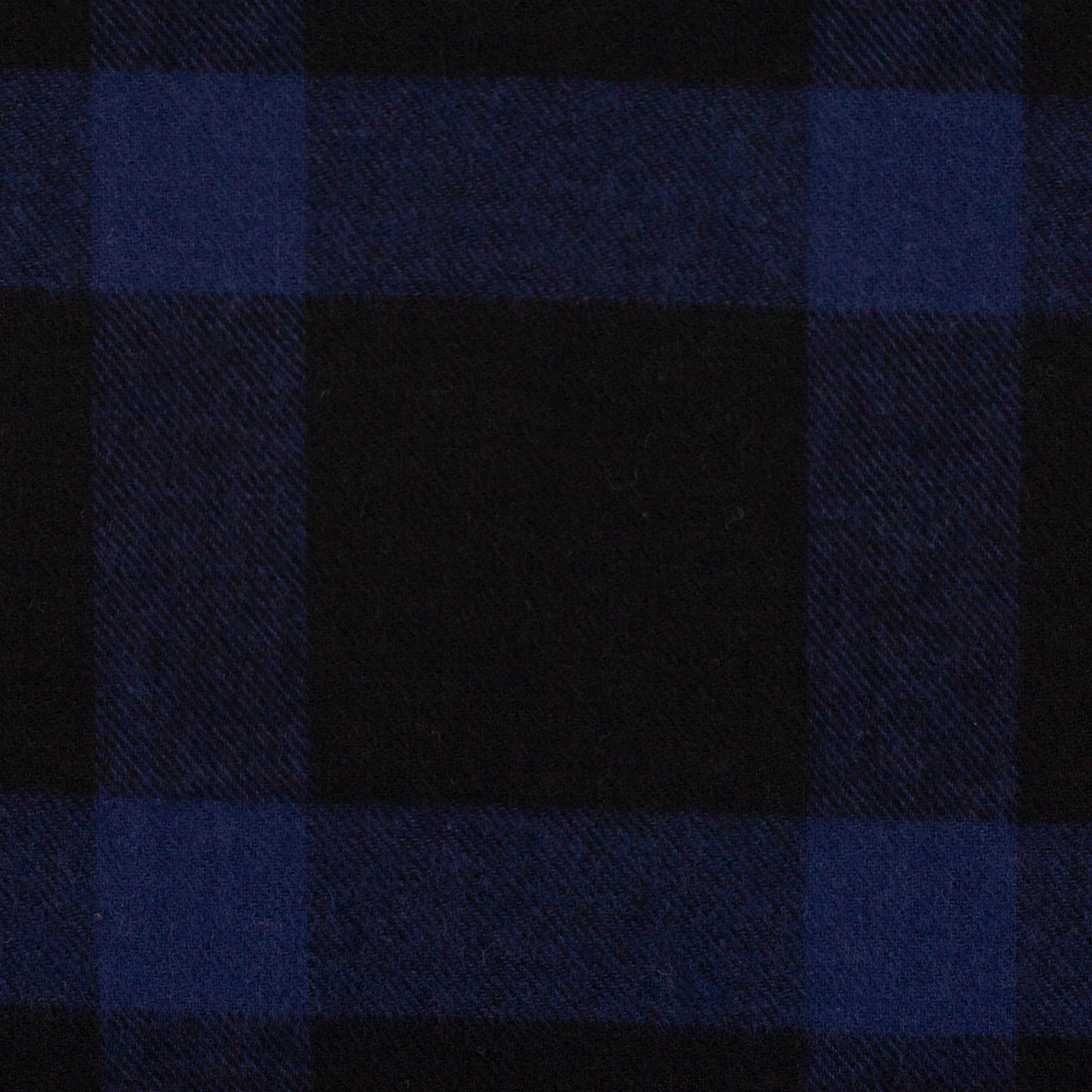 Flanell dunkelblau schwarz karo