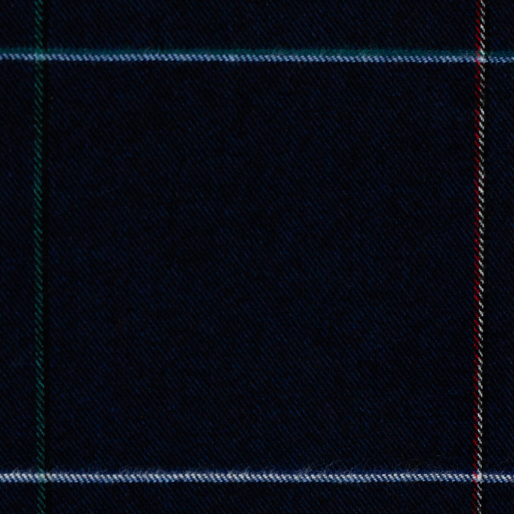 Flanell navy karo groß