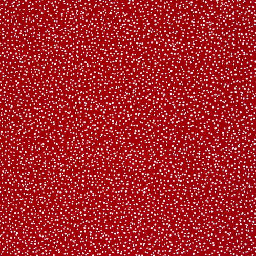 Canvas Stoff Wiebke weiße Punkte auf Rot