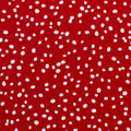 Canvas Stoff Wiebke weiße Punkte auf Rot