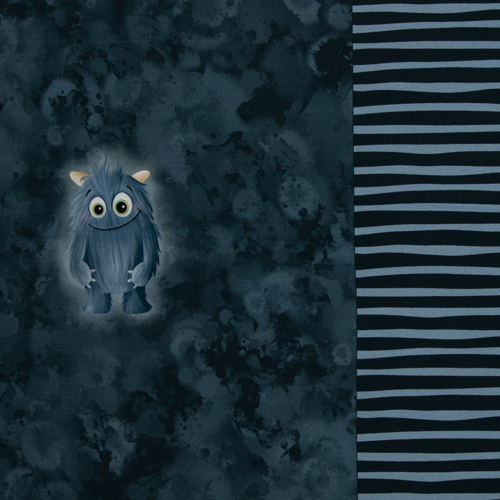French Terry Panel Monster Moods