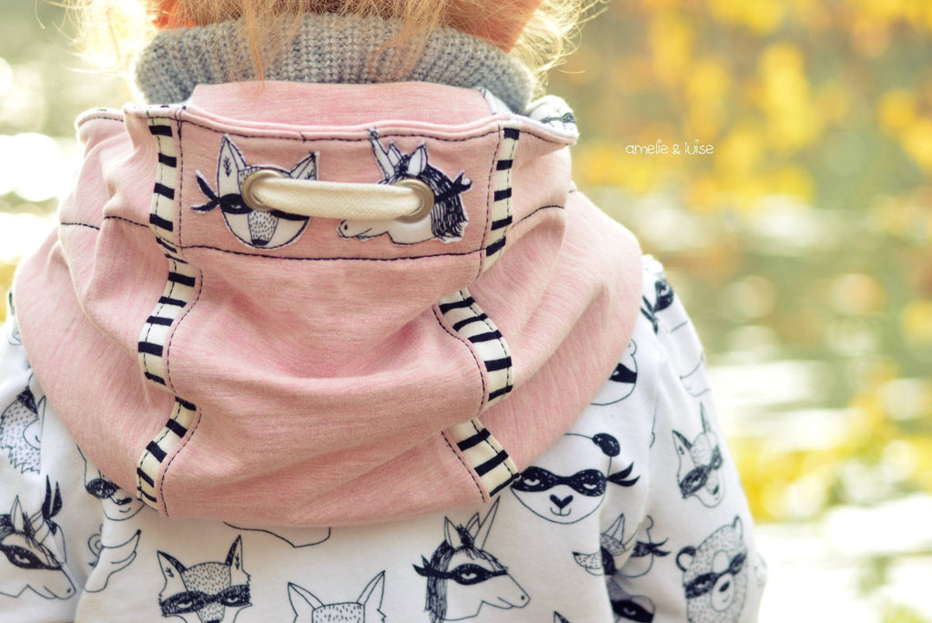 Papierschnittmuster Sweatjacke Kinder