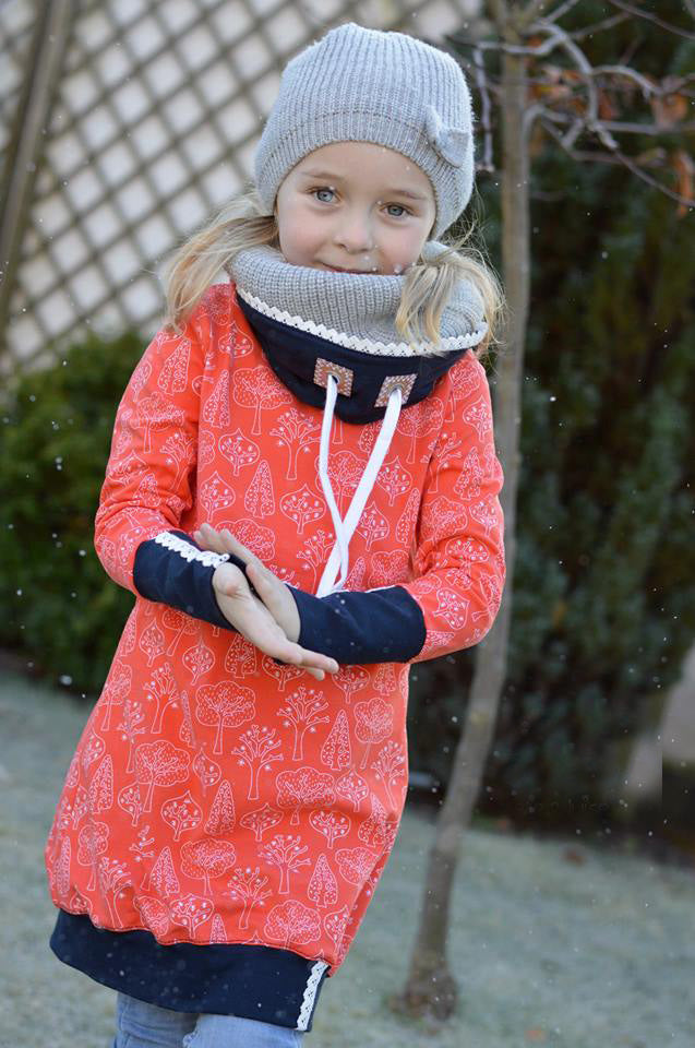 Papierschnittmuster Kleid Nieke Kinder