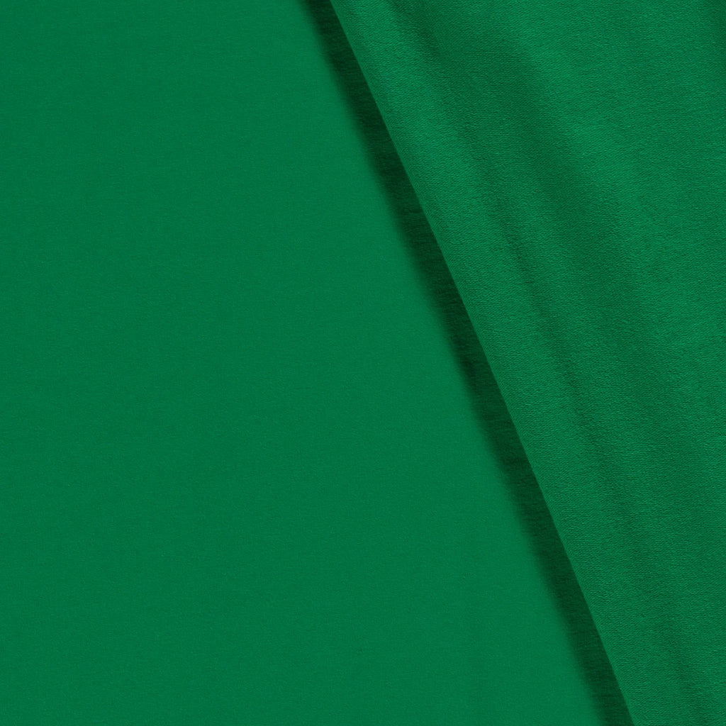 French Terry Uni Grasgrün