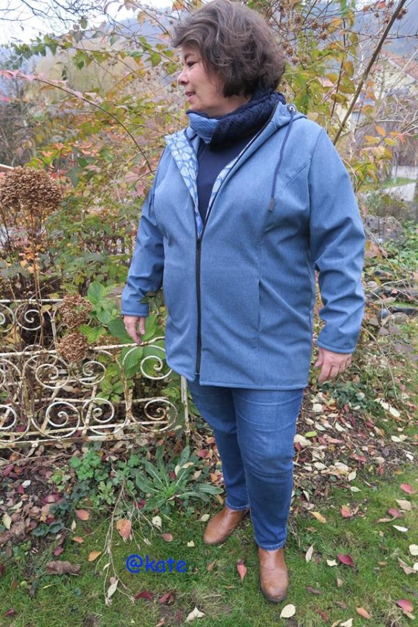 Papierschnittmuster Softshelljacke Damen