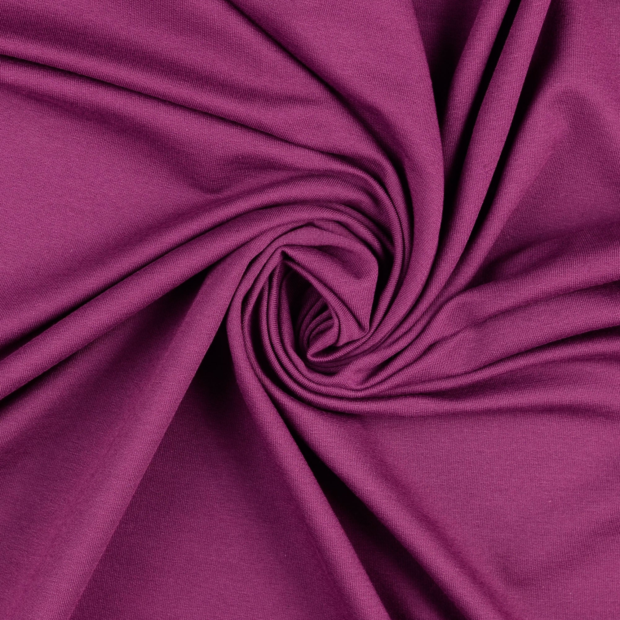 French Terry Uni Aubergine