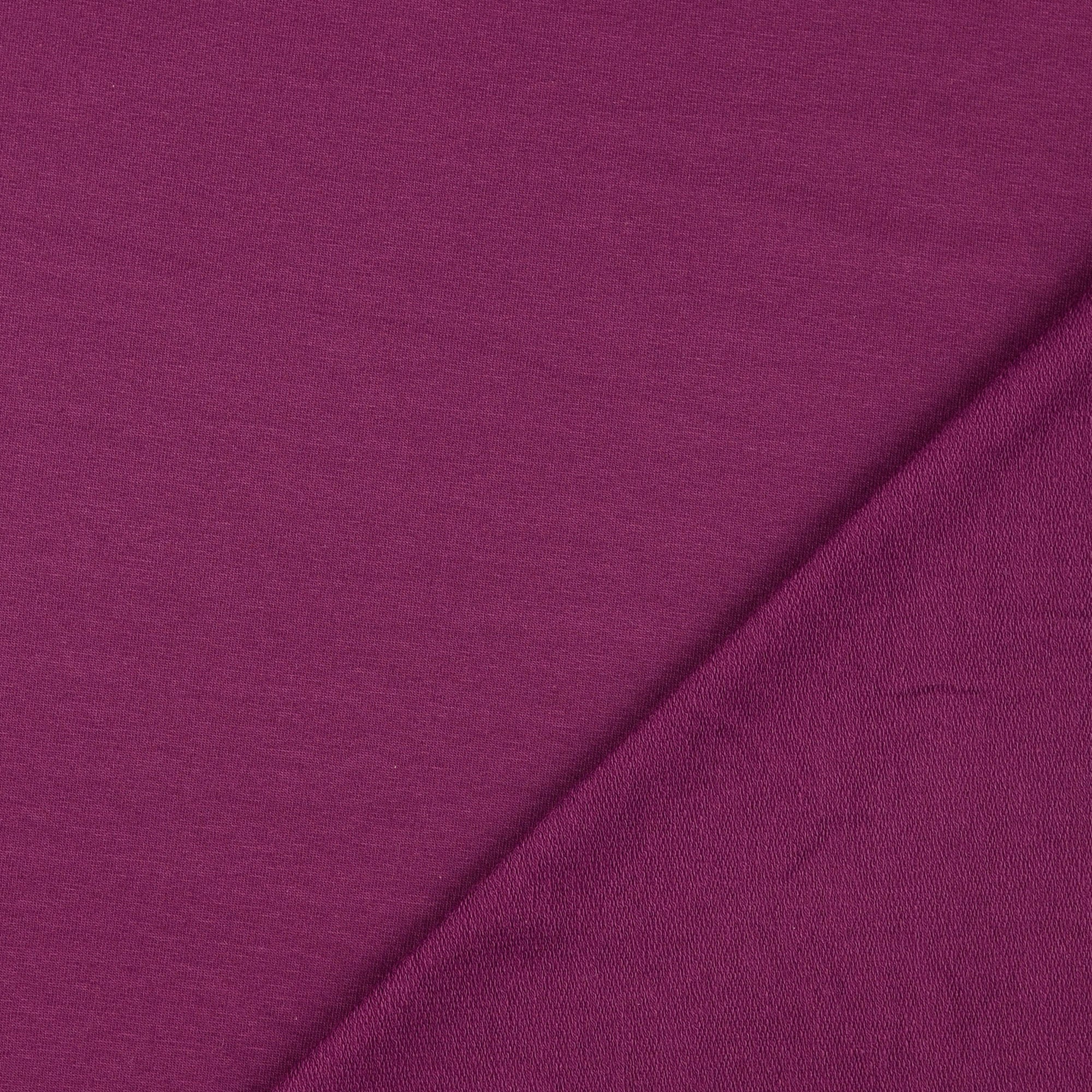 French Terry Uni Aubergine