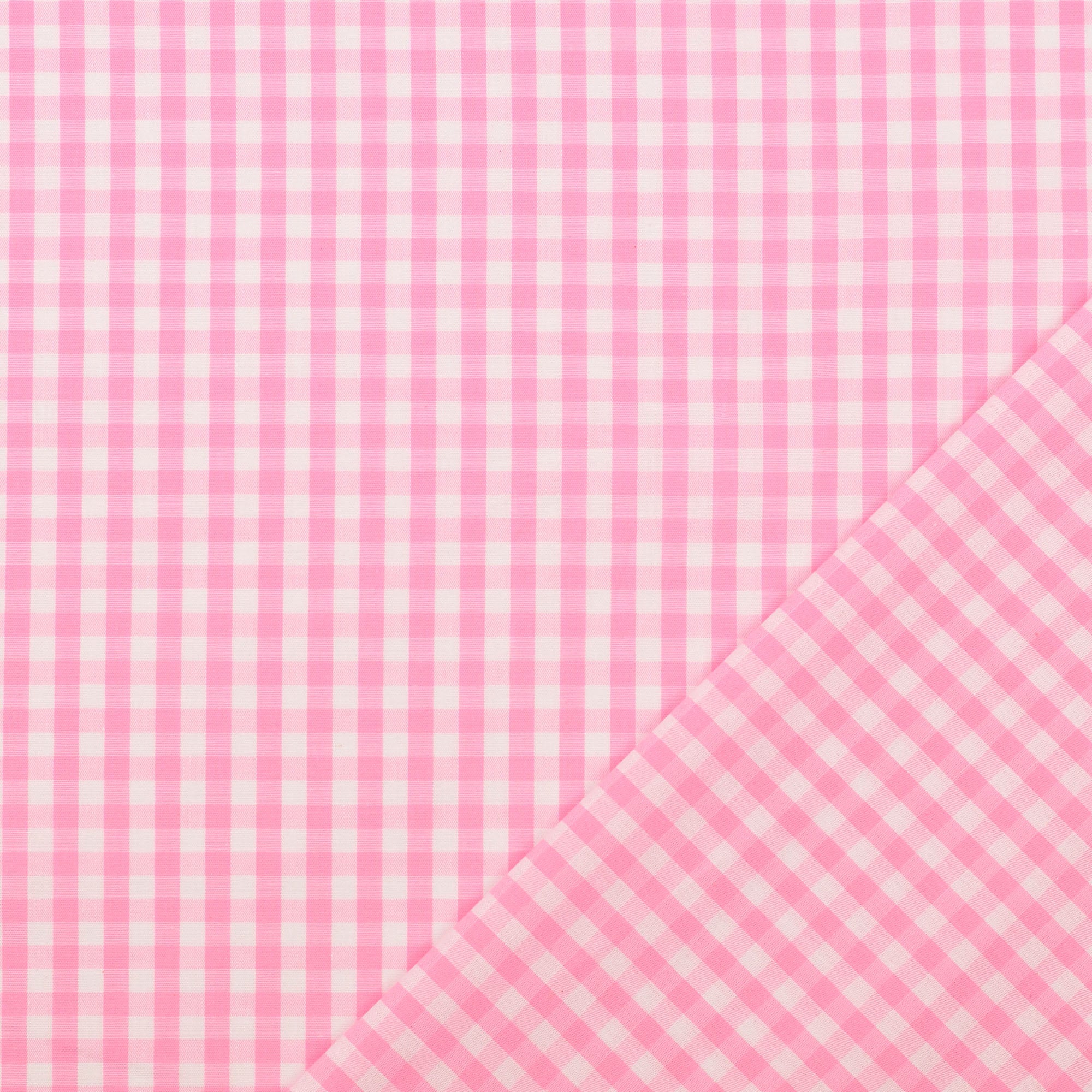 Baumwolle Webware Vichy Karo rosa