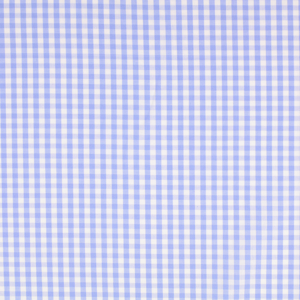 Baumwolle Webware Vichy Karo hellblau