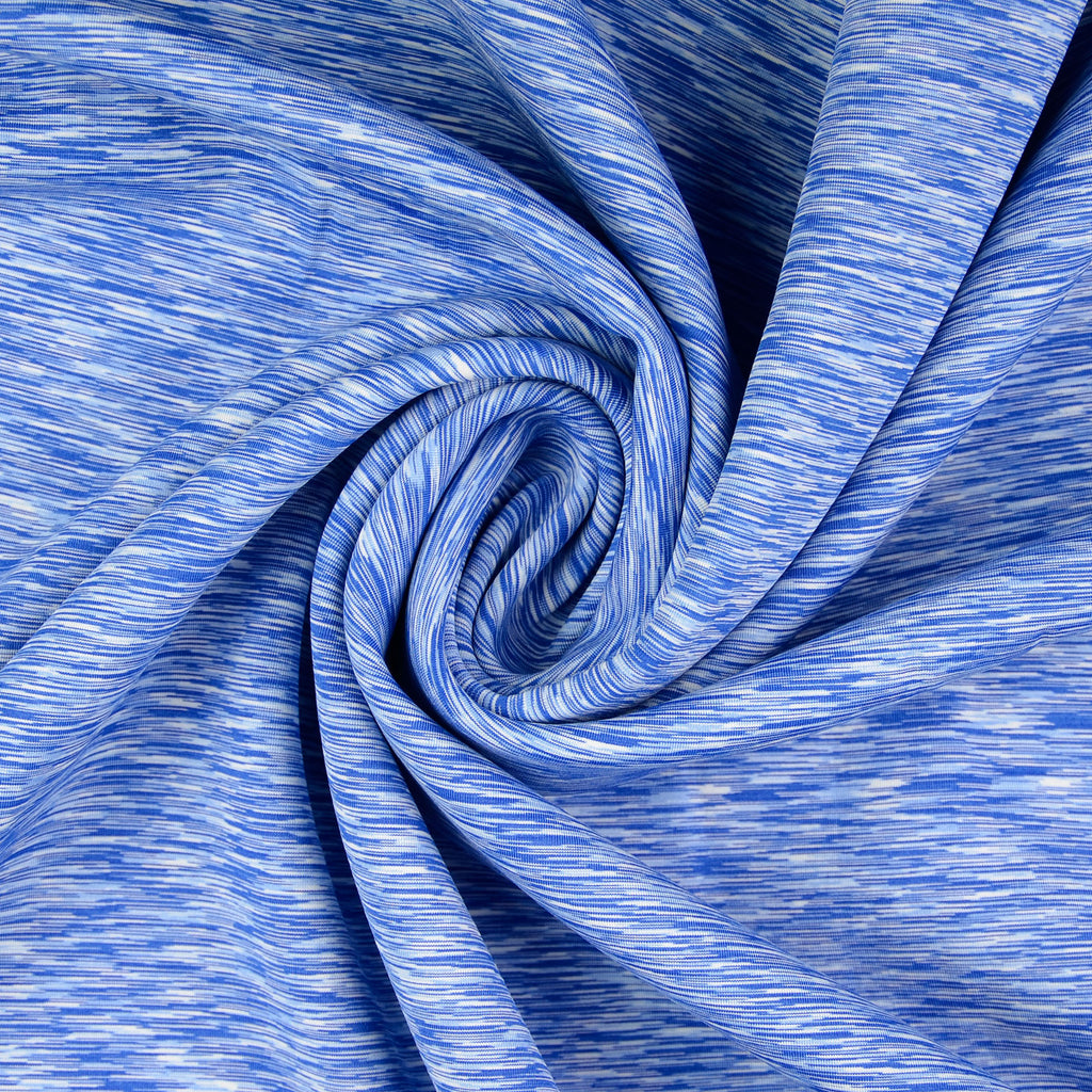 Softshell meliert blau