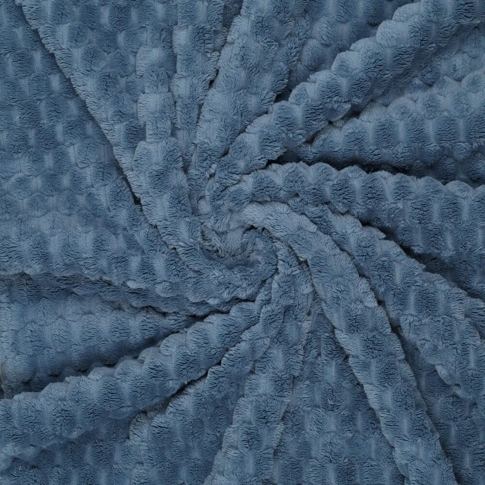 Fellimitat Honig Wabe indigoblau