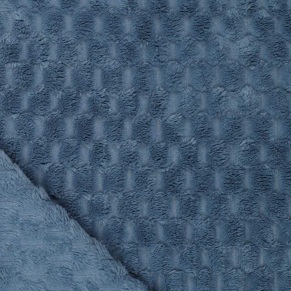 Fellimitat Honig Wabe indigoblau