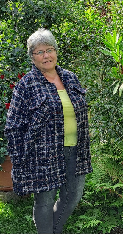 Papierschnittmuster Hemdjacke Flo Damen