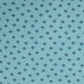 Musselin blau Punkte Muster