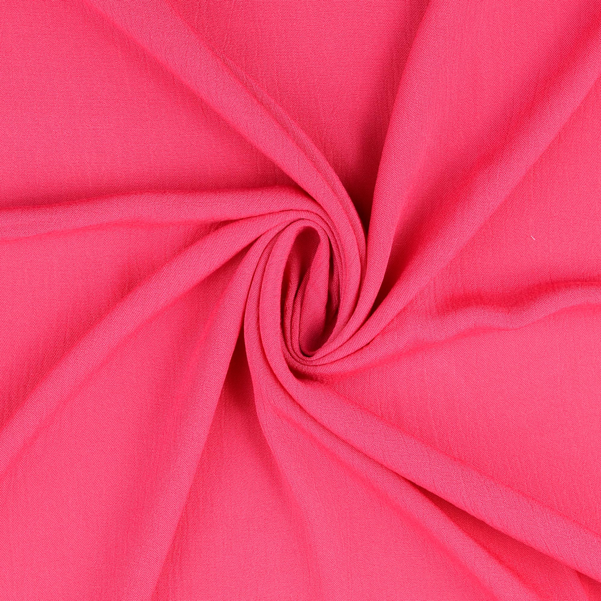 Viskose Krepp Uni pink
