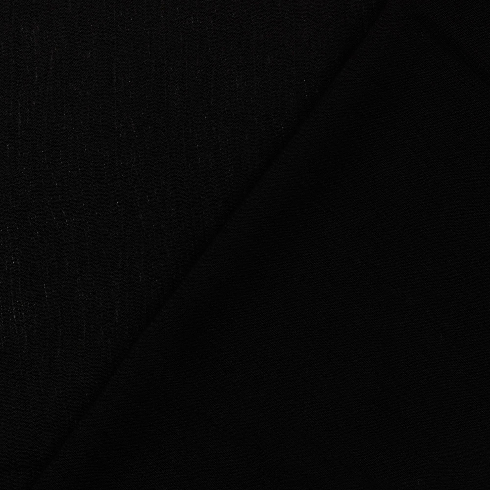 Viskose Krepp Uni schwarz
