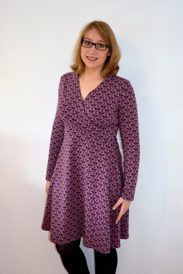 Papierschnittmuster Wickelkleid Damen