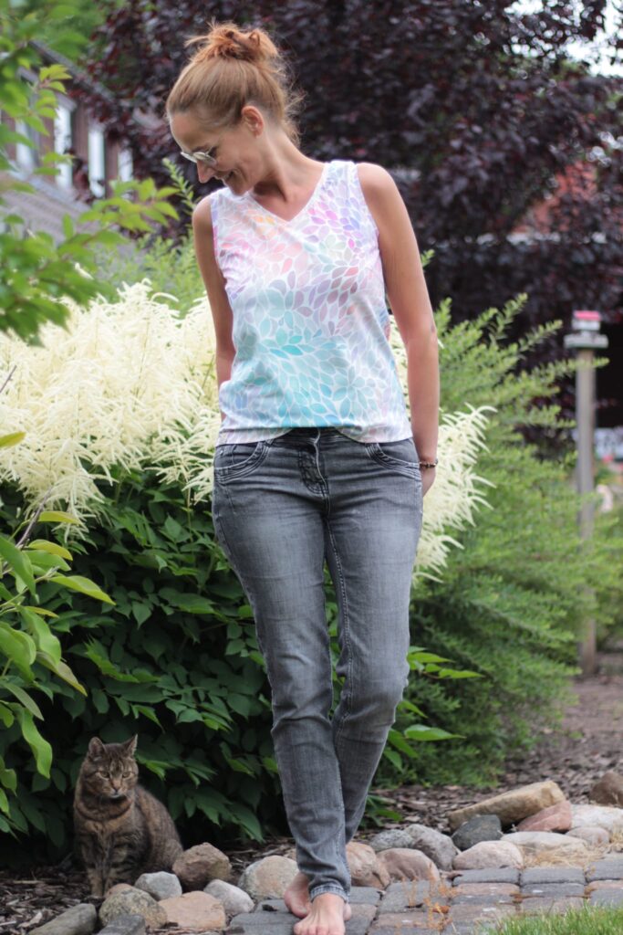 Papierschnittmuster Basic-Top Damen