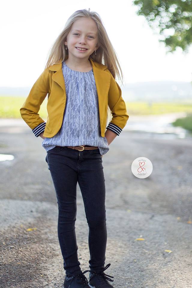 Papierschnittmuster Blazer Kinder