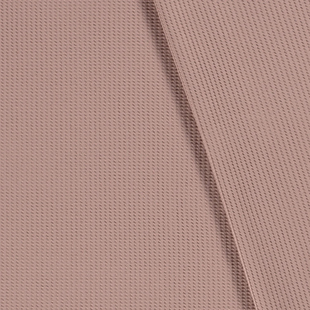 Waffel Jersey Uni Hell Mauve