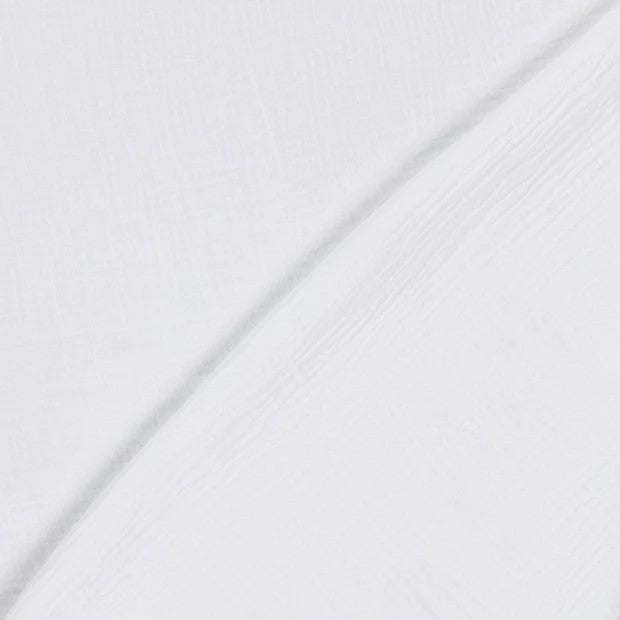Double Gauze Musselin Optical White