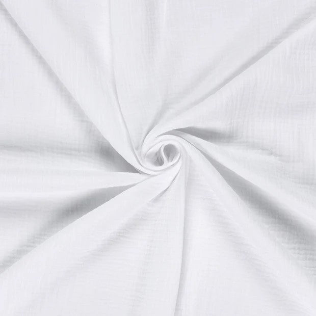 Double Gauze Musselin Optical White