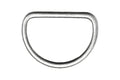 Halbrundringe 25mm silber