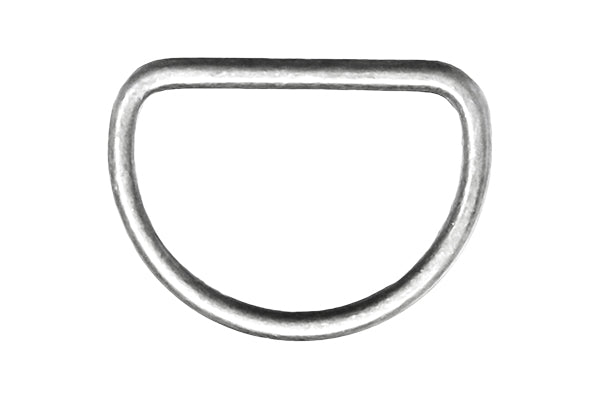 Halbrundringe 25mm silber