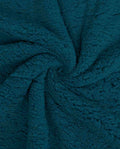 Teddy Fleece Borg dunkelpetrol