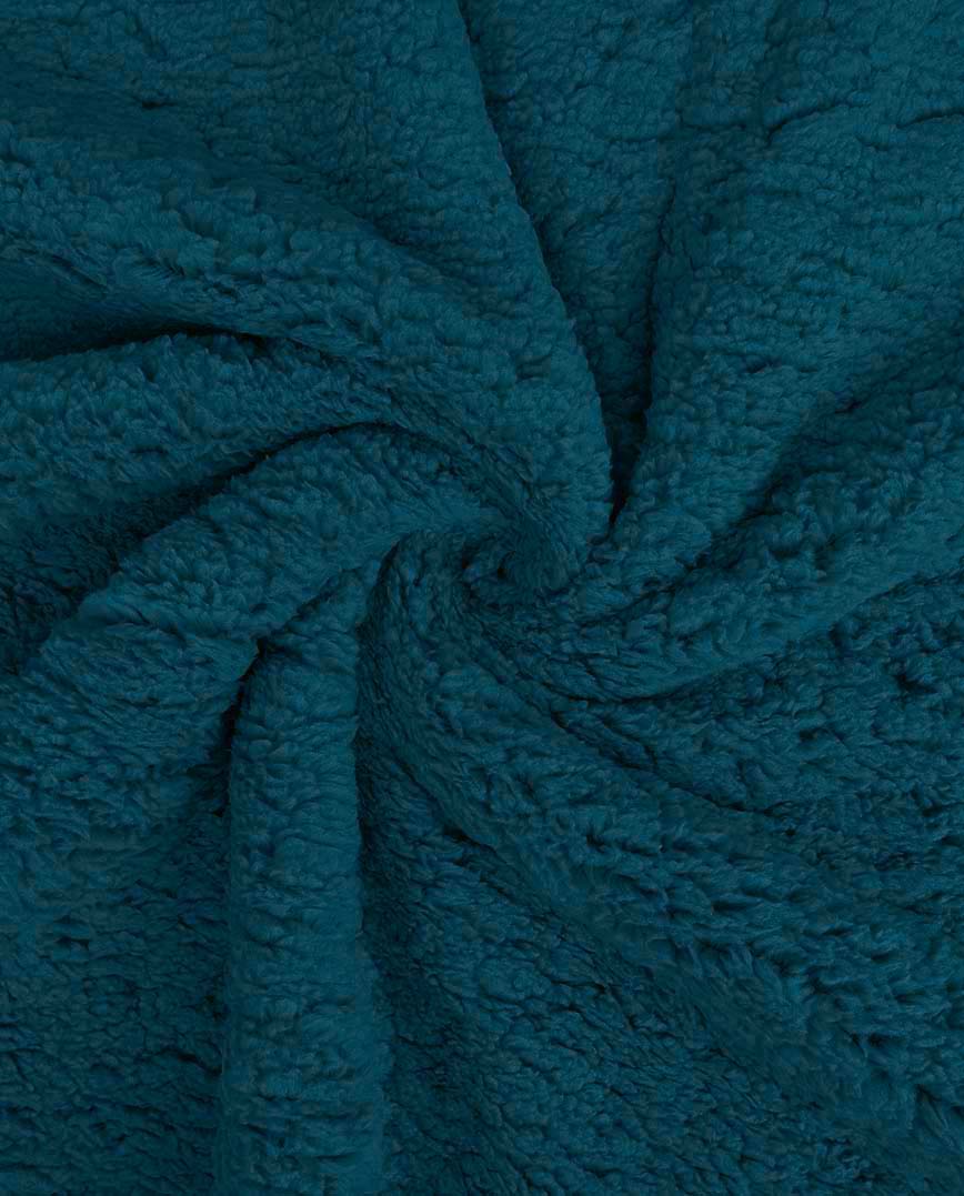 Teddy Fleece Borg dunkelpetrol