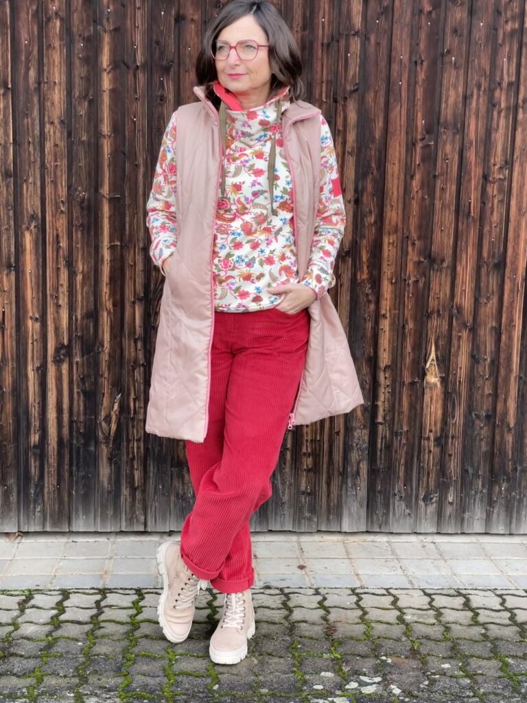 Papierschnittmuster Weste Damen