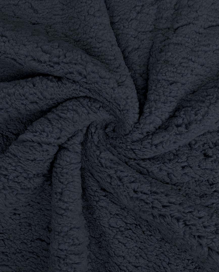 Teddy Fleece Borg marineblau