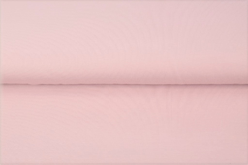French Terry Uni Helles Rosa