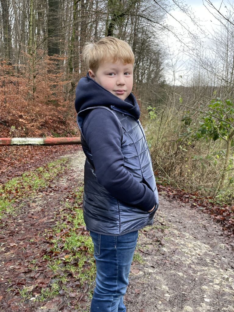 Papierschnittmuster Weste Kinder