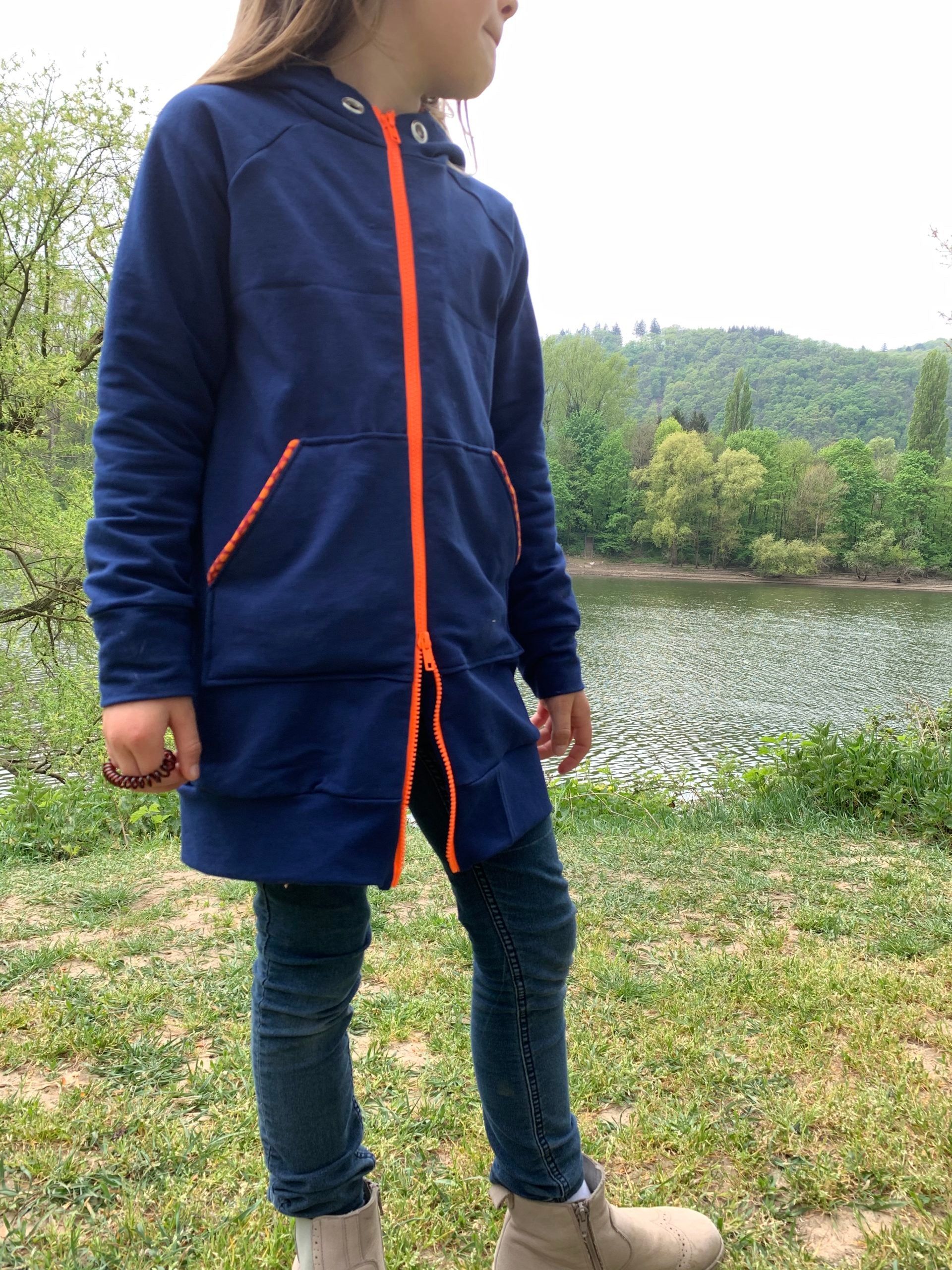 Papierschnittmuster Longjacket Nala Kinder