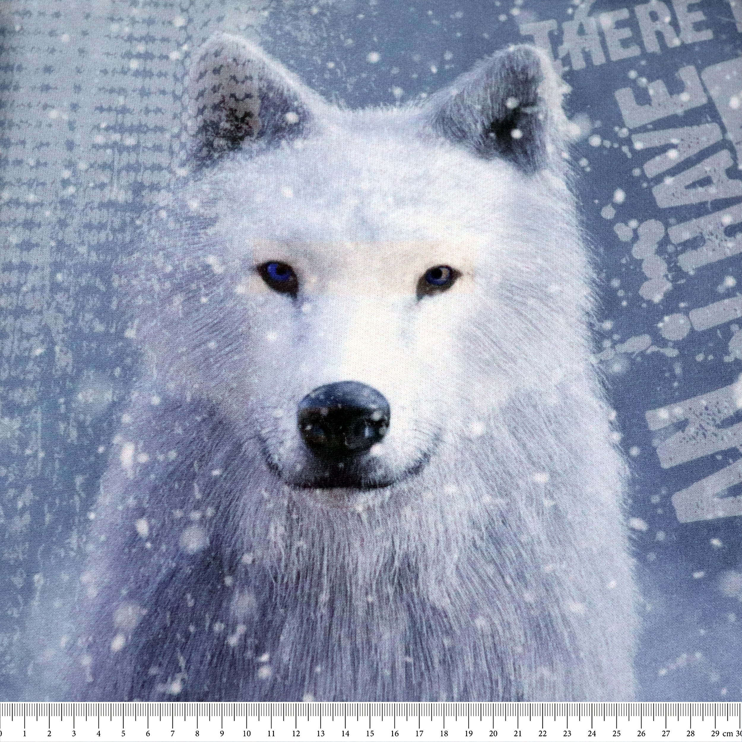 XXL Panel Snow Wolf 150 cm x 200cm Hellblau