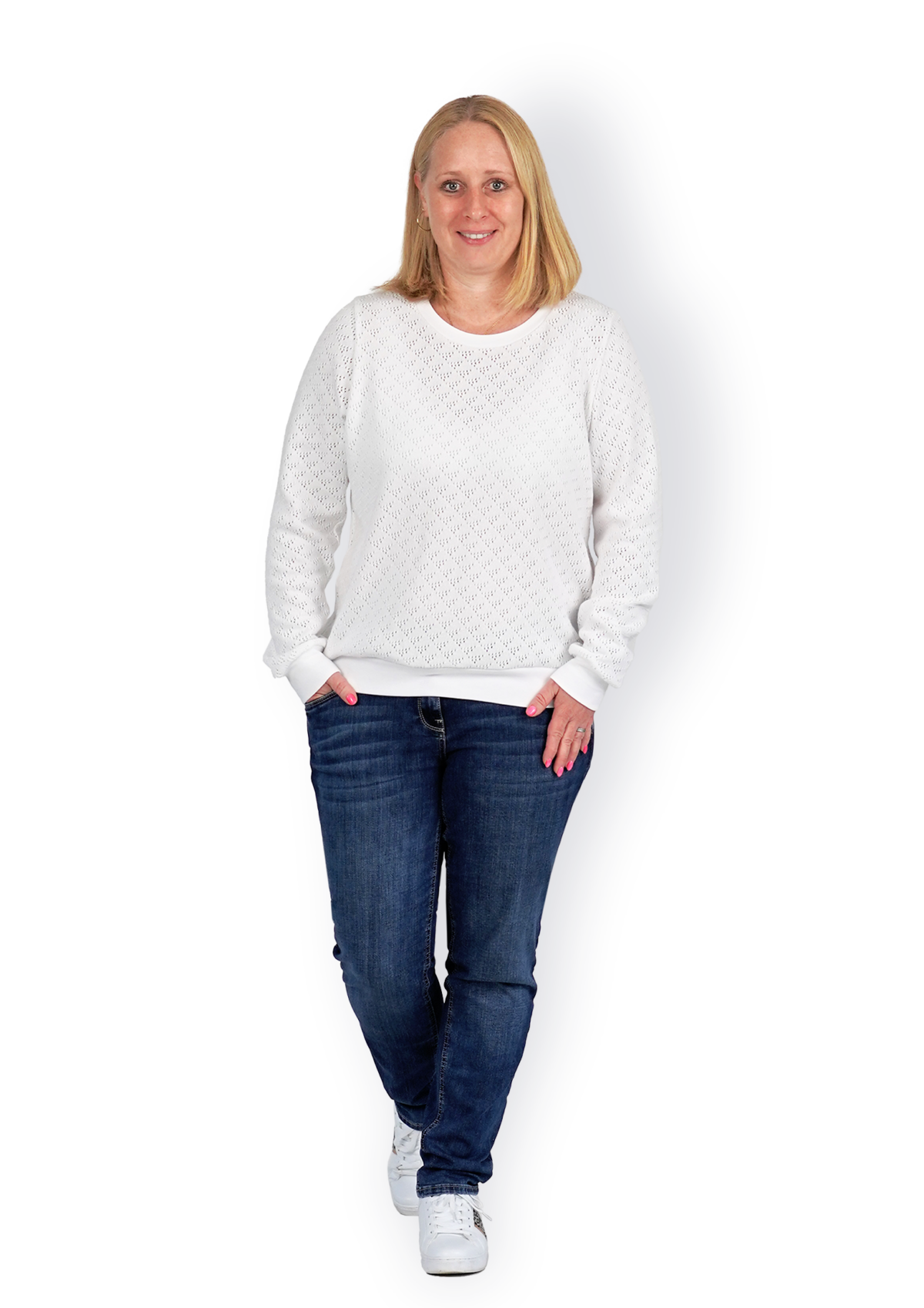 Papierschnittmuster Basic-Pullover Damen