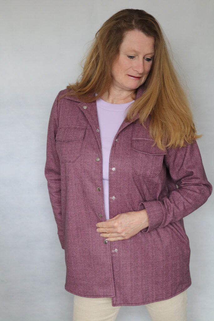 Papierschnittmuster Hemdjacke Flo Damen