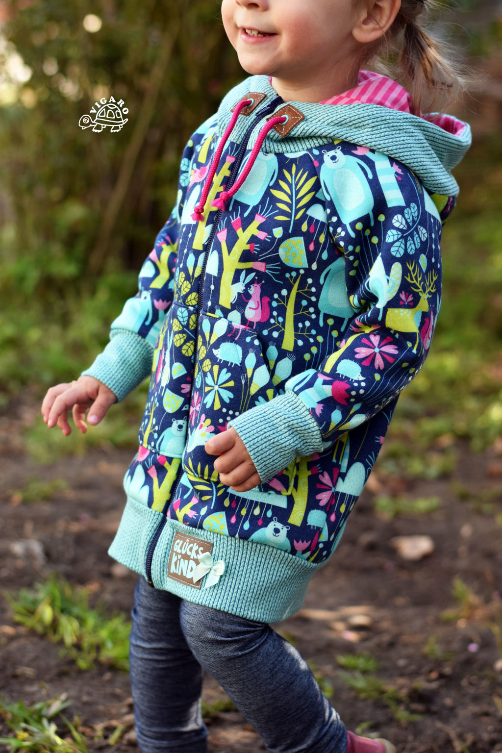 Papierschnittmuster Longjacket Nala Kinder